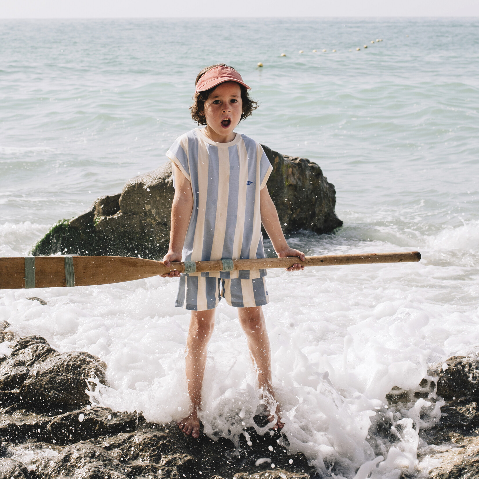 Lotiekids SLEEVELESS TSHIRT - STRIPES & GLASSES