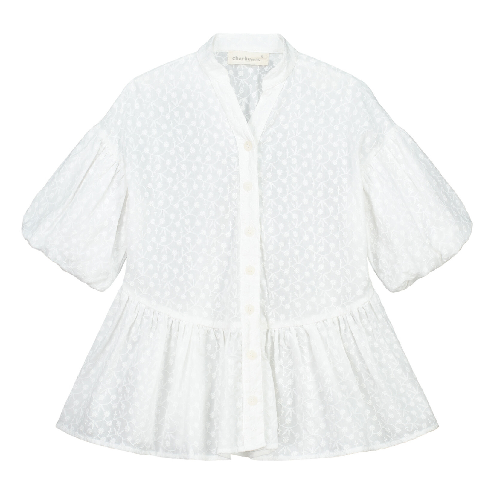 Charlie Petite Isabelle Dress - White