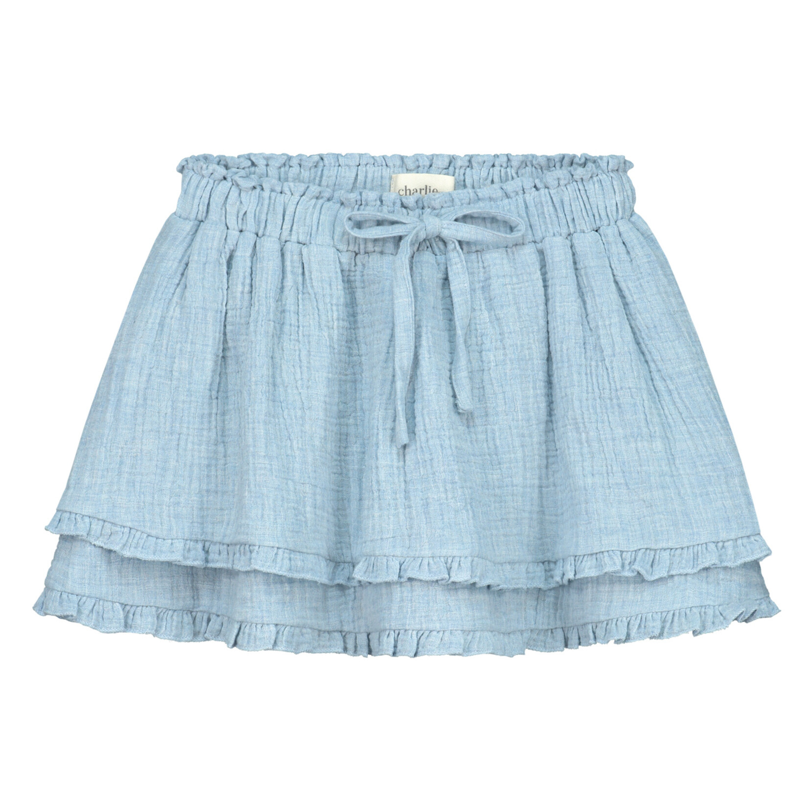 Charlie Petite Iris Skirt - Blue Melange