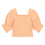 Charlie Petite Gwen Top - Peach