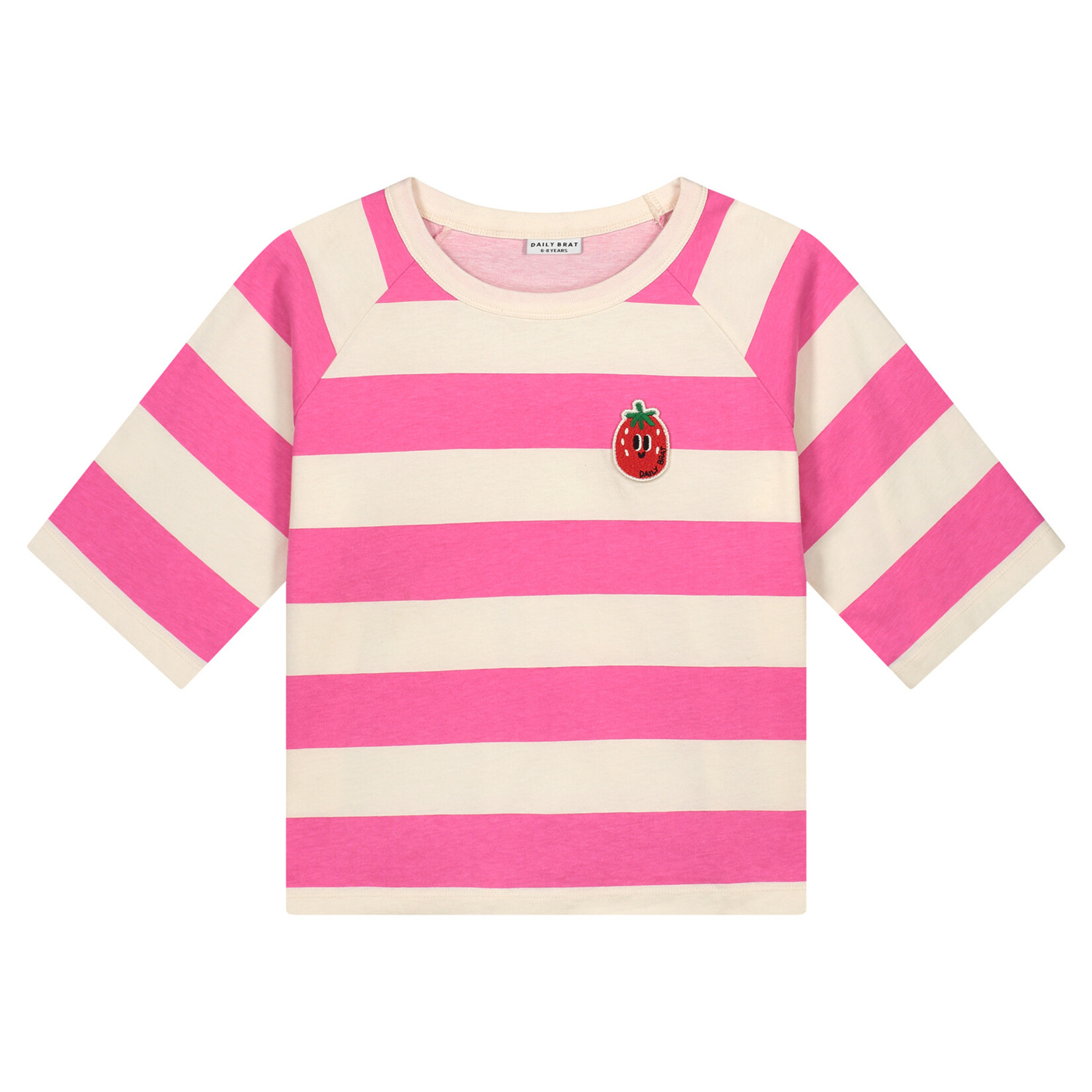 Daily Brat Striped t-shirt pink yarrow