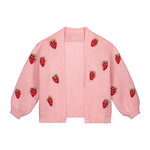 Daily Brat Very berry knitted vest strawberry pink