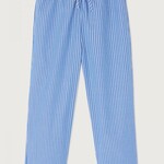 American Vintage Pantalon Zatybay - Aqua Stripes