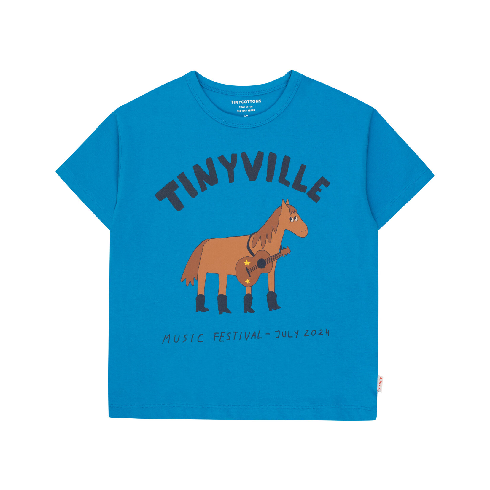 Tiny Cottons Festival Tee - Blue