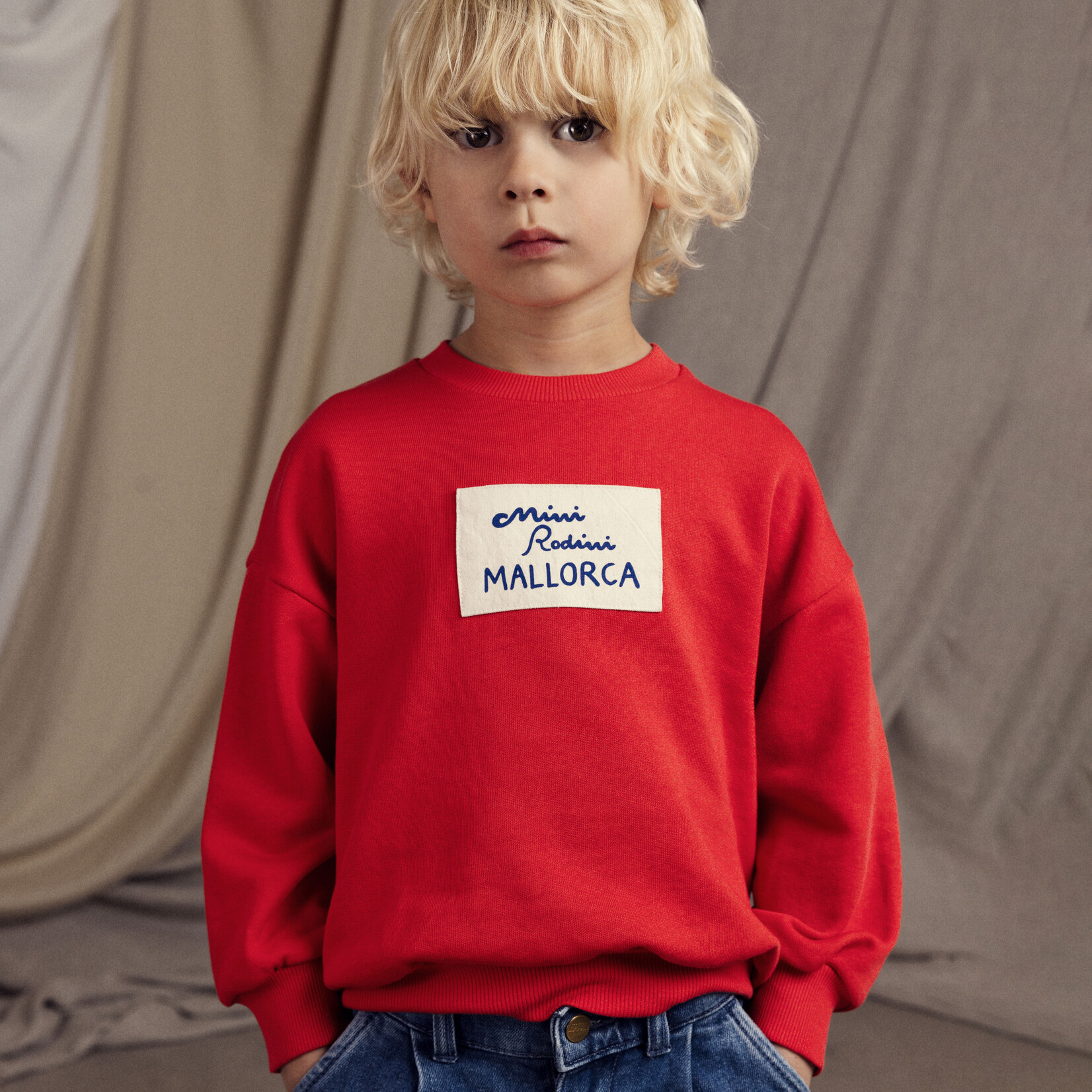 Mini Rodini Mallorca patch sweatshirt