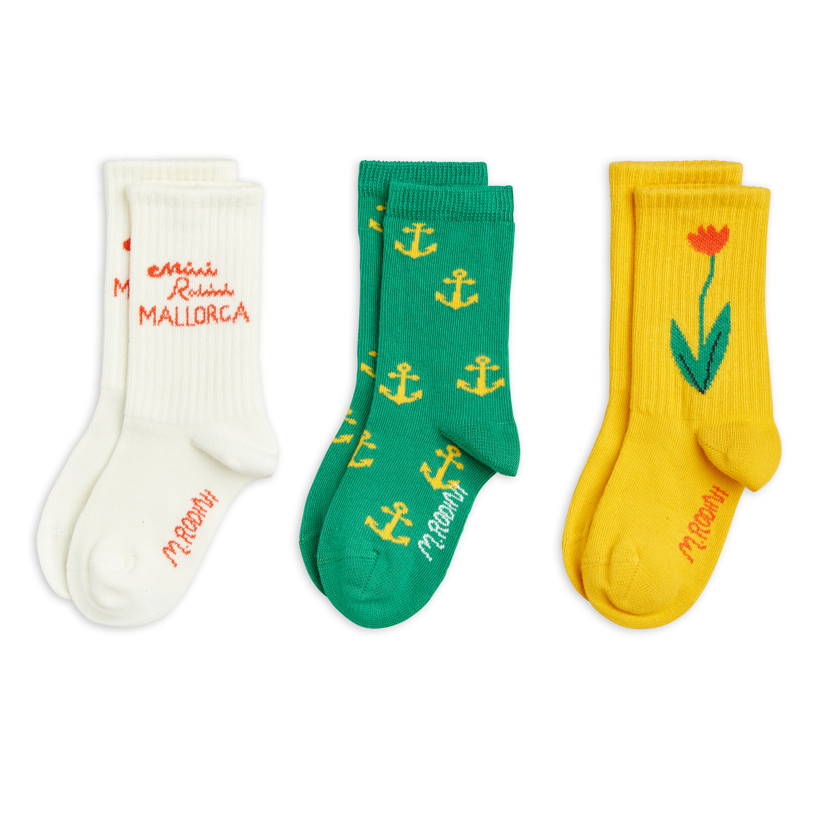 Mini Rodini Mallorca 3-pack socks