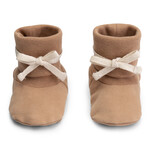Gray Label Baby Ribbed Booties - Biscuit