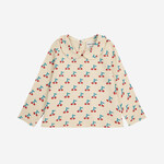 Bobo Choses Baby Cherry all over collar T-shirt