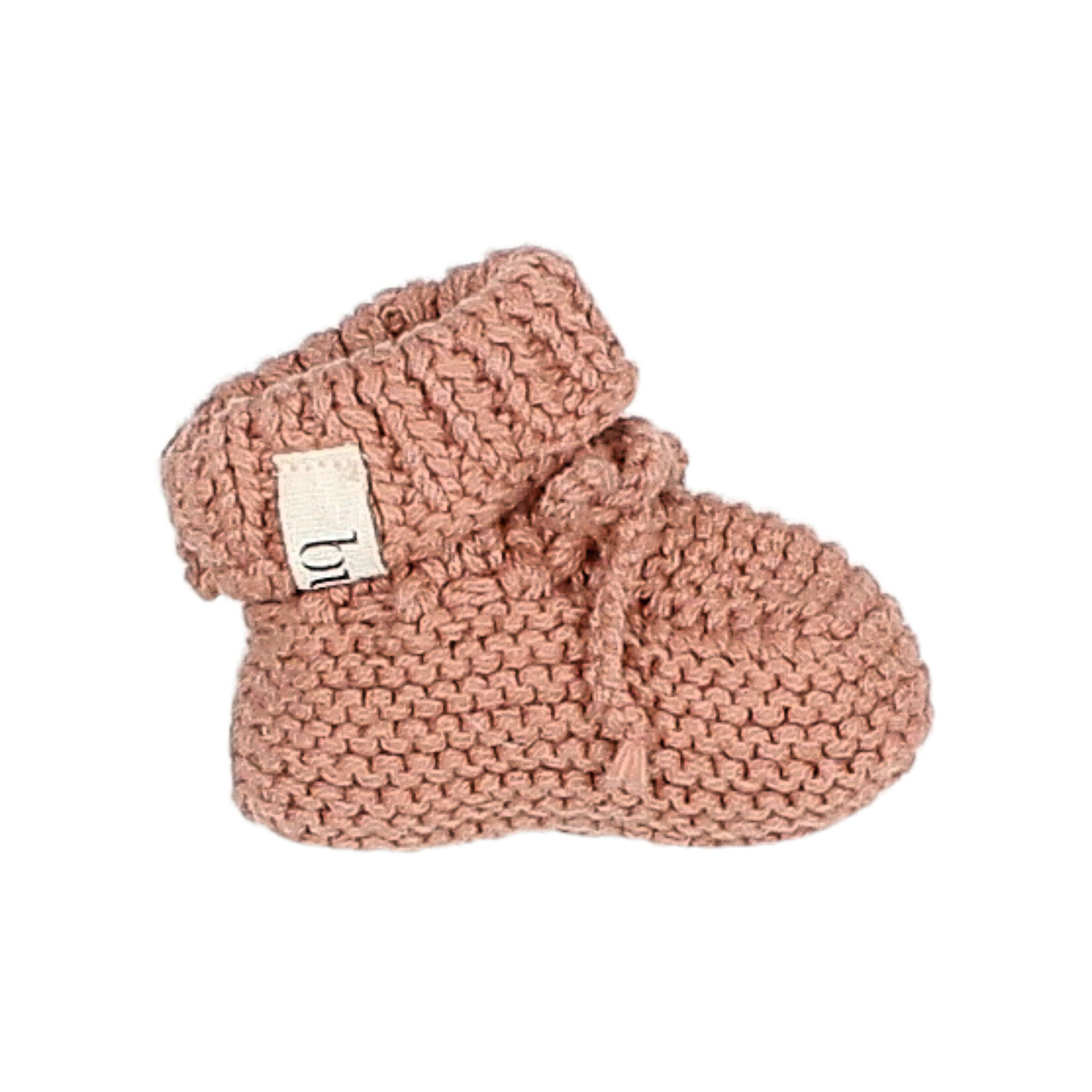 Búho Barcelona NB KNIT BOOTIES - rose dawn