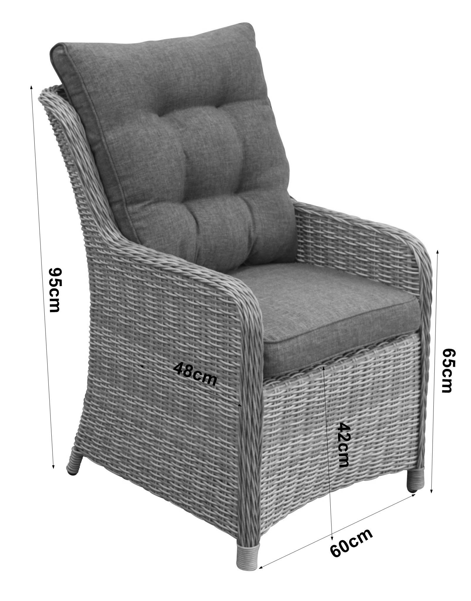 Conjunto de 5 peças 4 cadeiras Dublin Mesa redonda de 120 cm