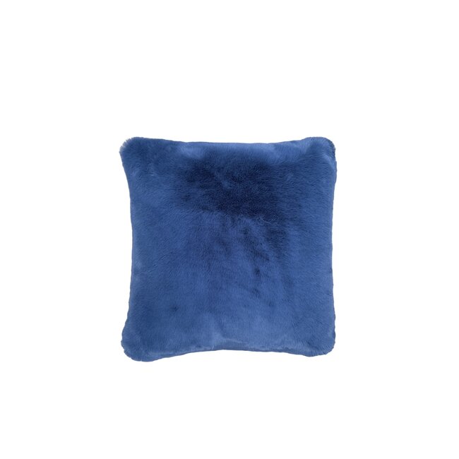 Kussen fluffy blauw