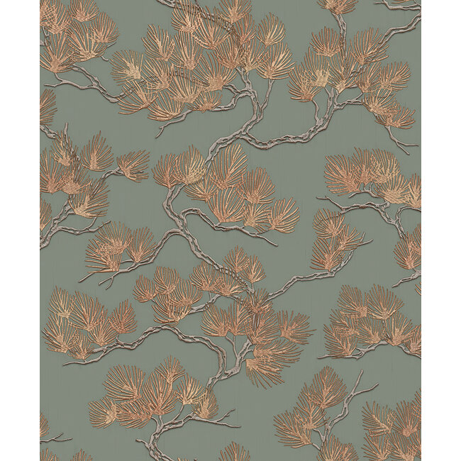 Wall Fabric - pine tree green