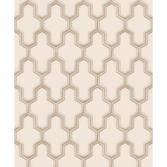 Wall Fabric - geometric cream