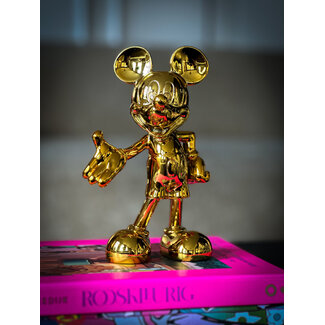 Mickey art gold