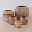 Pre Order Waxinelichthouder Alabaster Large Brown