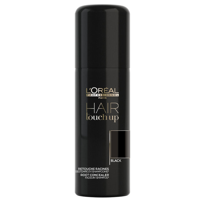 L'Oréal Professionnel - Hair Touch Up - Schwarz | Farbspray für alle Haartypen - 75 ml