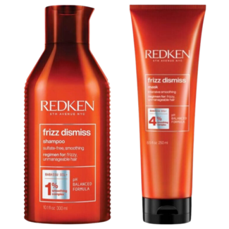 Redken Redken CombiDeal - Frizz Dismiss - Shampooing 300 ml et Masque 250 ml pour cheveux bouclés ou frisottants