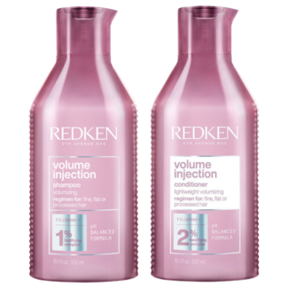 Redken Redken CombiDeal - Volume Injection - Shampooing 300 ml et Après-shampooing 300 ml pour tous types de cheveux