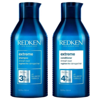 Redken Redken CombiDeal - Extreme - Shampooing 500 ml et Après-shampooing 500 ml pour cheveux abîmés ou indisciplinés