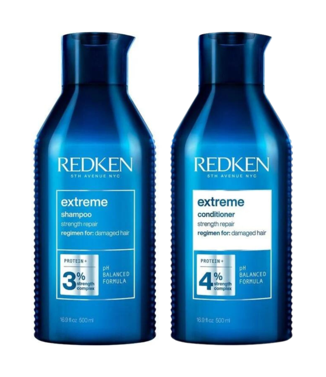 Redken CombiDeal - Extreme - Shampoo 500 ML & Conditioner 500 ML - für geschädigtes oder unhandliches Haar