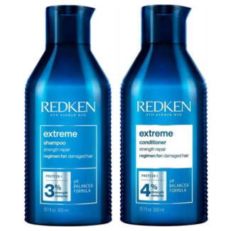 Redken Redken CombiDeal - Extreme - Shampooing 300 ml et Après-shampooing 300 ml pour cheveux abîmés ou indisciplinés