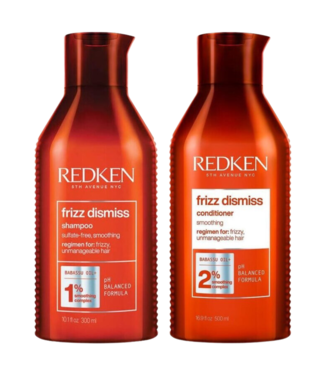 Redken Redken CombiDeal - Frizz Dismiss - Shampooing 300 ML & Après-shampooing 300 ML - pour cheveux bouclés ou frisottants