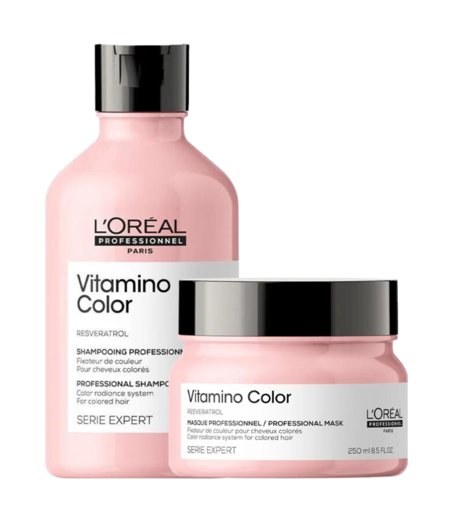 L’Oréal Professionnel CombiDeal - Vitamino Color - Shampoo 300 ML &amp; Masker 250 ML - voor gekleurd haar