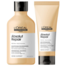 L’Oréal Professionnel CombiDeal - Absolut Repair Gold - Shampoo 300 ML & Conditioner 200 ML | voor beschadigd- of onhandelbaar haar