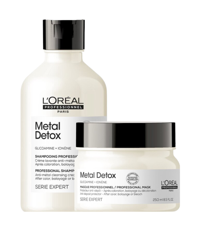 L’Oréal Professionnel CombiDeal - Metal Detox - Shampoo 300 ML &amp; Masker 250 ML - voor gekleurd haar