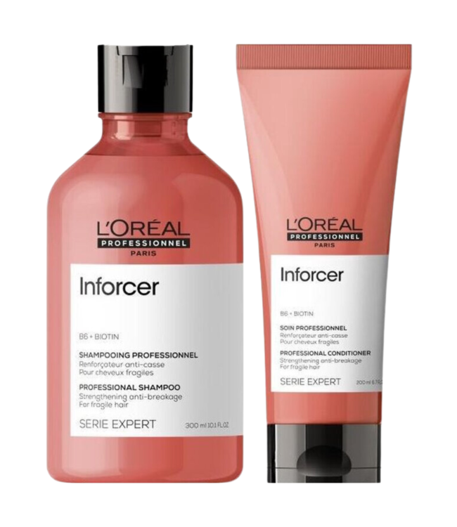 L’Oréal Professionnel CombiDeal - Inforcer - Shampoo 300 ML & Conditioner 200 ML - voor beschadigd- of onhandelbaar haar