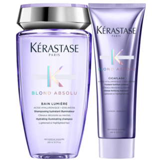 Kérastase Kérastase CombiDeal - Blond Absolu - Shampoo Lumière 250 ml & Cicaflash 250 ml