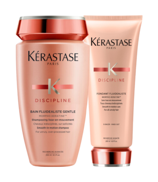 Kérastase Kérastase CombiDeal - Discipline - Bain (Shampoo) Fluidealiste Sulfaatvrij 250 ML & Fondant Fluidealiste 200 ML - voor beschadigd- of onhandelbaar haar