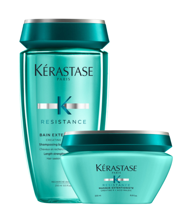 Kérastase CombiDeal - Résistance - Bain (Shampoo) Extentioniste 250 ML &amp; Masque Extentioniste 200 ML - voor gespleten haarpunten