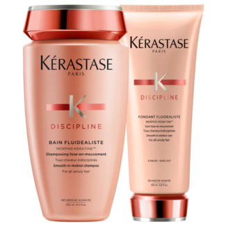 Kérastase Kérastase CombiDeal - Discipline - Bain Fluidealiste 250 ml et Fondant Fluidealiste 200 ml pour cheveux abîmés ou indisciplinés