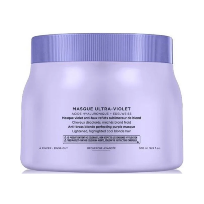 Kérastase - Blond Absolu - Masque Ultra-Violet | Masque capillaire pour cheveux blonds - 500 ml