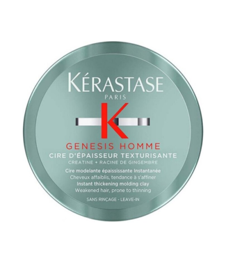 Kérastase Kérastase - Genesis Homme - Cire D'épaisseur Texturisante - Clay voor dunner wordend haar - 75 ml