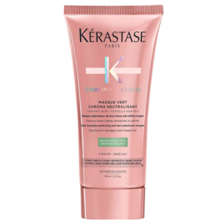 Kérastase Kérastase - Chroma Absolu - Masque Vert Chroma Neutralisant - Masque capillaire pour cheveux colorés - 150 ml