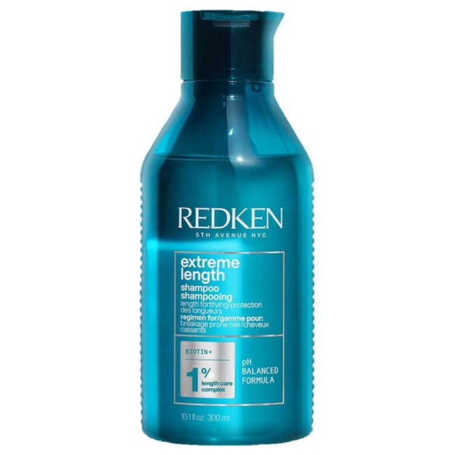 Redken - Extreme Length | Shampoo voor beschadigd- of onhandelbaar haar - 300 ml.
