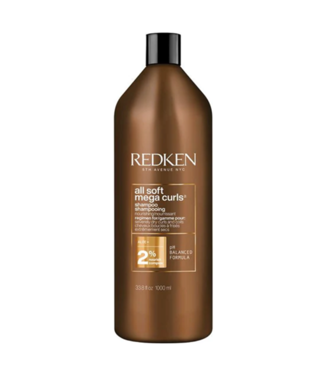 Redken - All Soft Mega Curls - Shampoo voor krullend- of pluizend haar - 1000 ml