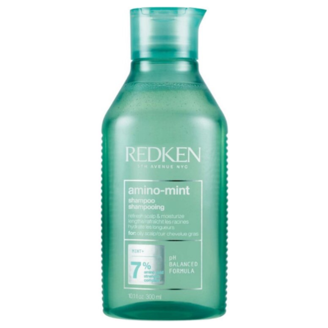 Redken - Amino Mint - Shampooing pour cheveux plats, fins ou gras - 300 ml