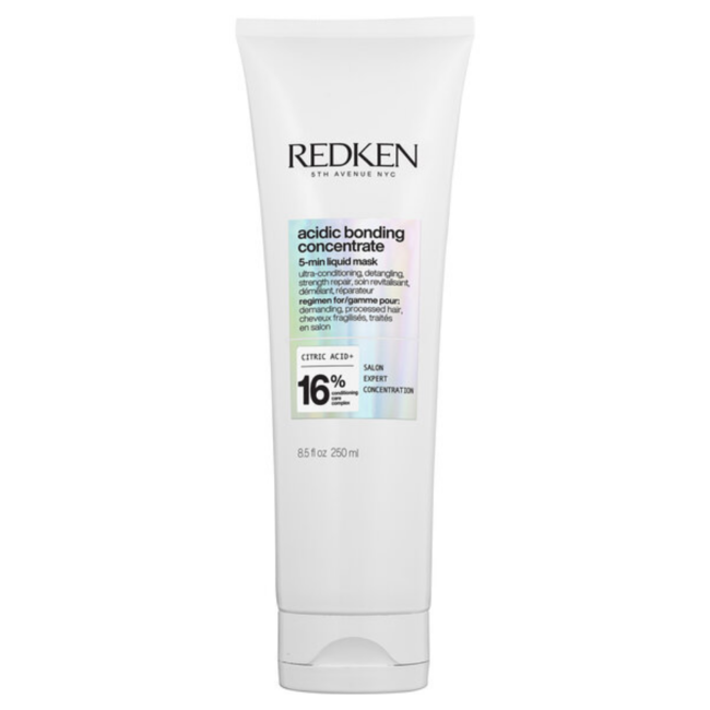 Redken - Acidic Bonding Concentrate - Masque capillaire liquide 5 minutes pour cheveux abîmés ou indisciplinés - 250 ml