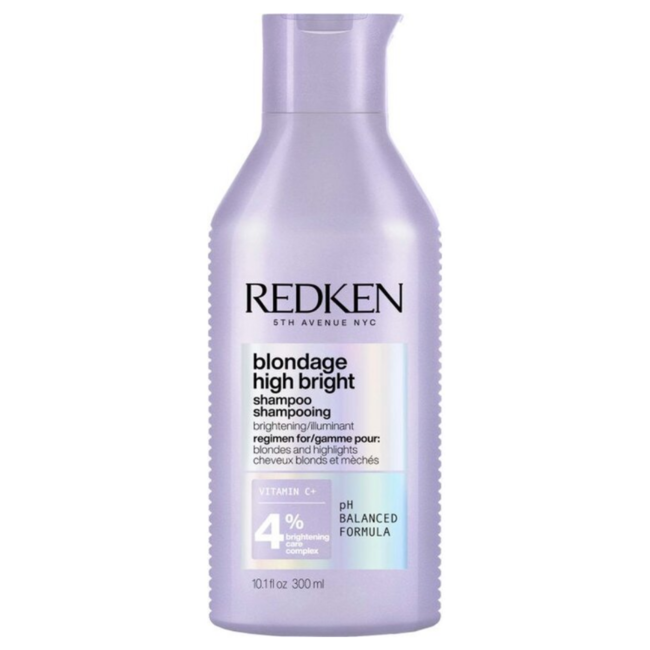 Redken - Blondage High Bright - Shampoo pour cheveux blonds - 300 ml