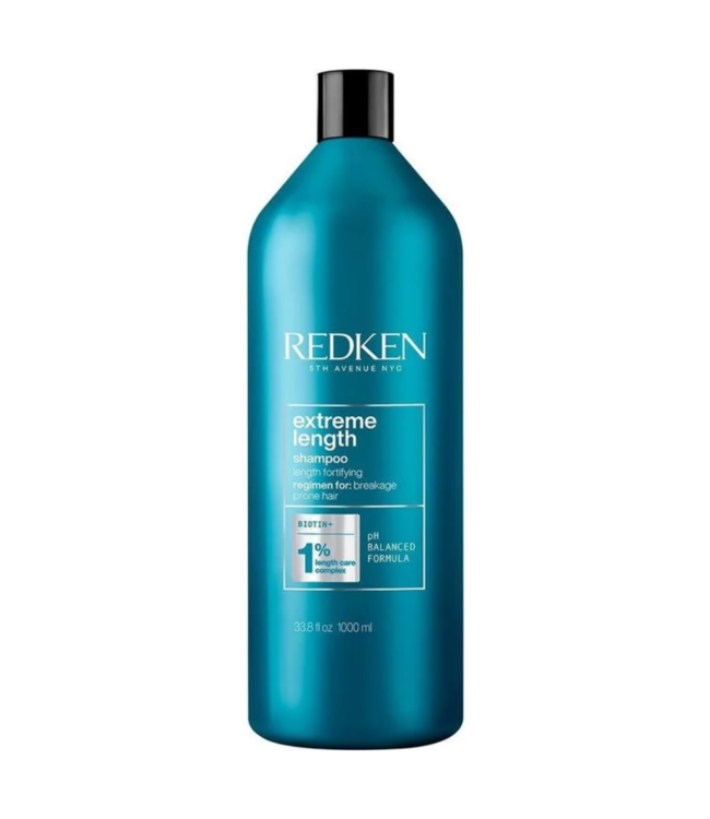Redken - Extreme Length - Shampoo voor beschadigd- of onhandelbaar haar - 1000 ml