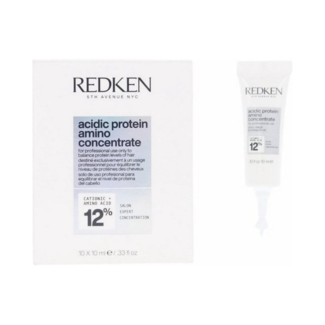 Redken Redken - Acidic Bonding Concentrate - Concentré de Protéines Aminées - Pré-/post-traitement pour cheveux abîmés ou indisciplinés - 10 x 10 ml