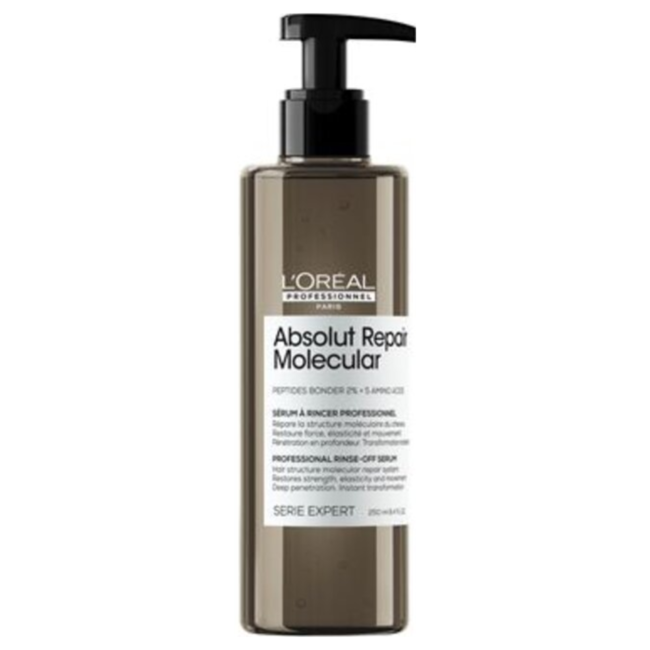 L'Oréal Professionnel - Absolut Repair Moléculaire | Sérum capillaire pour cheveux abîmés ou indisciplinés - 250 ml