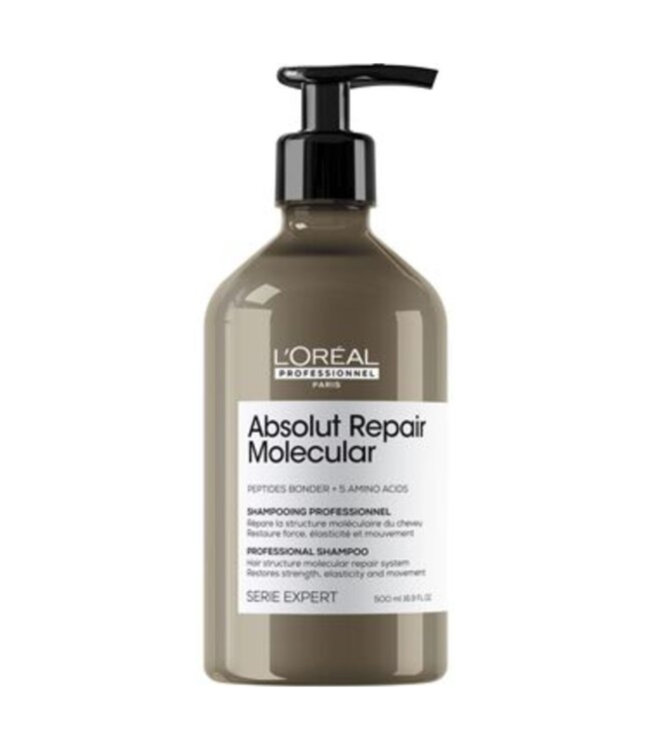 L’Oréal Professionnel - Absolut Repair Molecular - Shampoo voor beschadigd- of onhandelbaar haar - 500 ml
