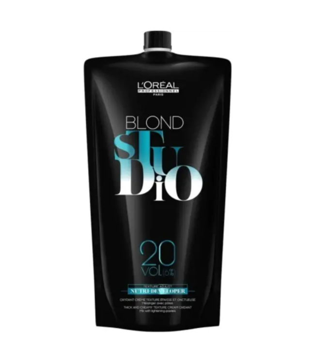 L’Oréal Professionnel - Blond Studio - Oxydant Platinum 20 Vol - Oxydanten voor alle haartypes - 1000 ml