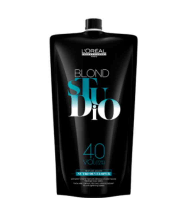 L’Oréal Professionnel - Blond Studio - Oxydant Platinum 40 Vol - Oxydanten voor alle haartypes - 1000 ml