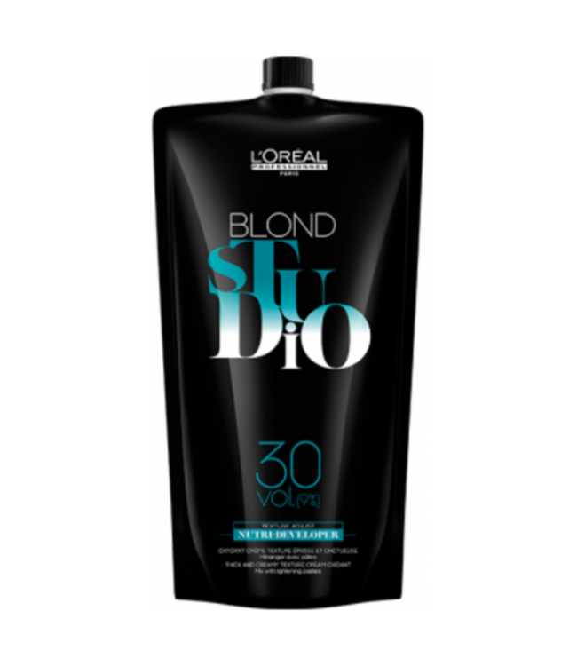 L’Oréal Professionnel - Blond Studio - Oxydant Platinum 30 Vol - Oxydanten voor alle haartypes - 1000 ml