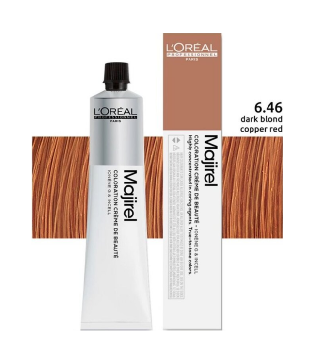 L’Oréal Professionnel - Maji Absolu + Majirouge - 6.46 - Permanente haarkleuring voor alle haartypes - 50 ml